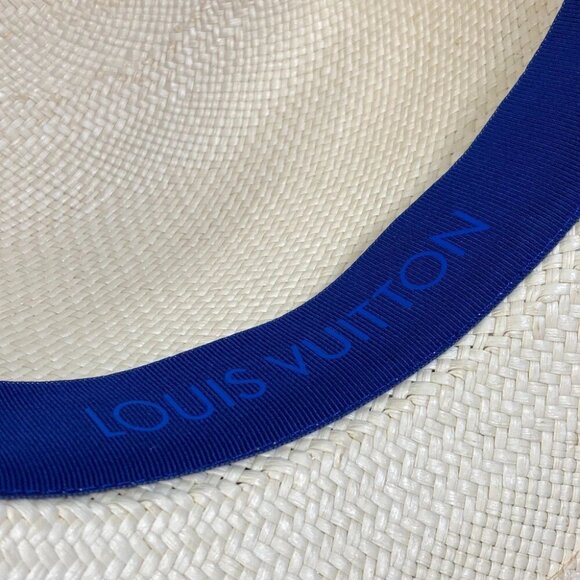 LOUIS VUITTON M76762 Monogram Watercolor Chapo-Summertime straw hat bucket hat - Picture 6 of 11